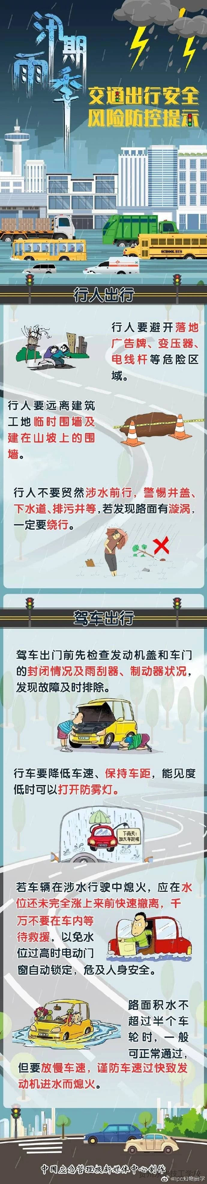 雨季来临！这些汛期安全避险指南请查收→