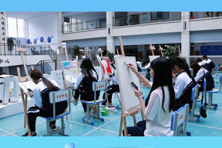 贵州永华技工学校第三届技能大赛——绘画专业