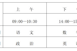 2026年普通高等学校运动训练、武术与民族传统体育专业招生文化考试（贵州考区）考前提示