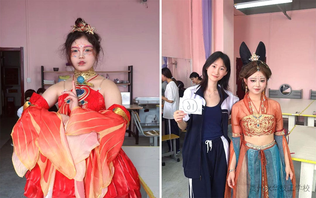 以赛砺技 美绘敦煌 | 贵州永华技工学校美容美发造型专业技能大赛圆满举办